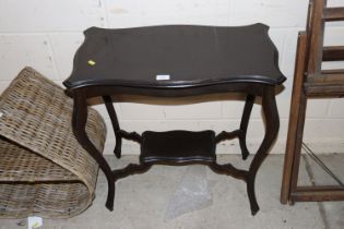 A mahogany centre table