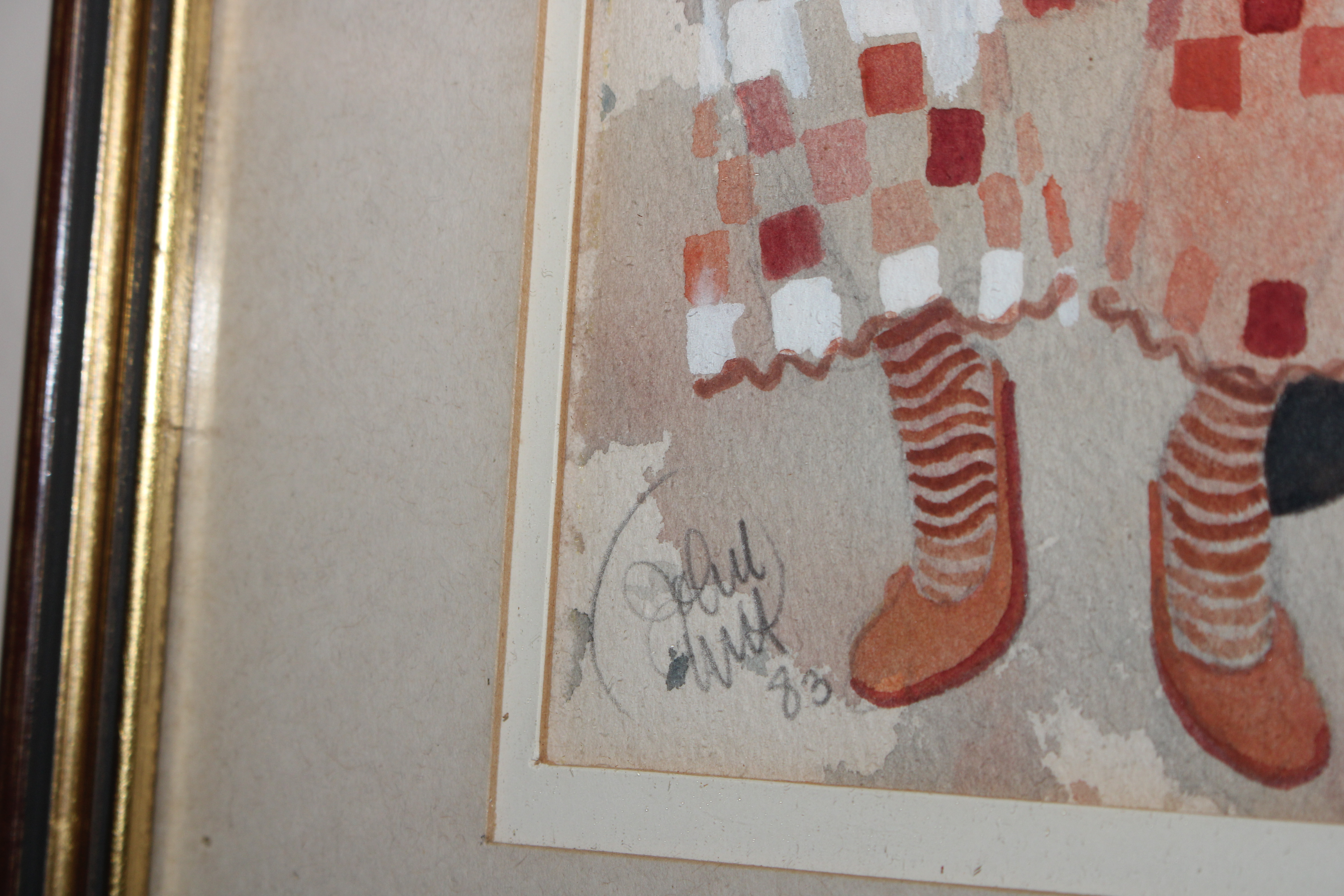 John Uht, watercolour entitled - Image 3 of 3