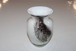 A Mdina style Art Glass vase, signed to base