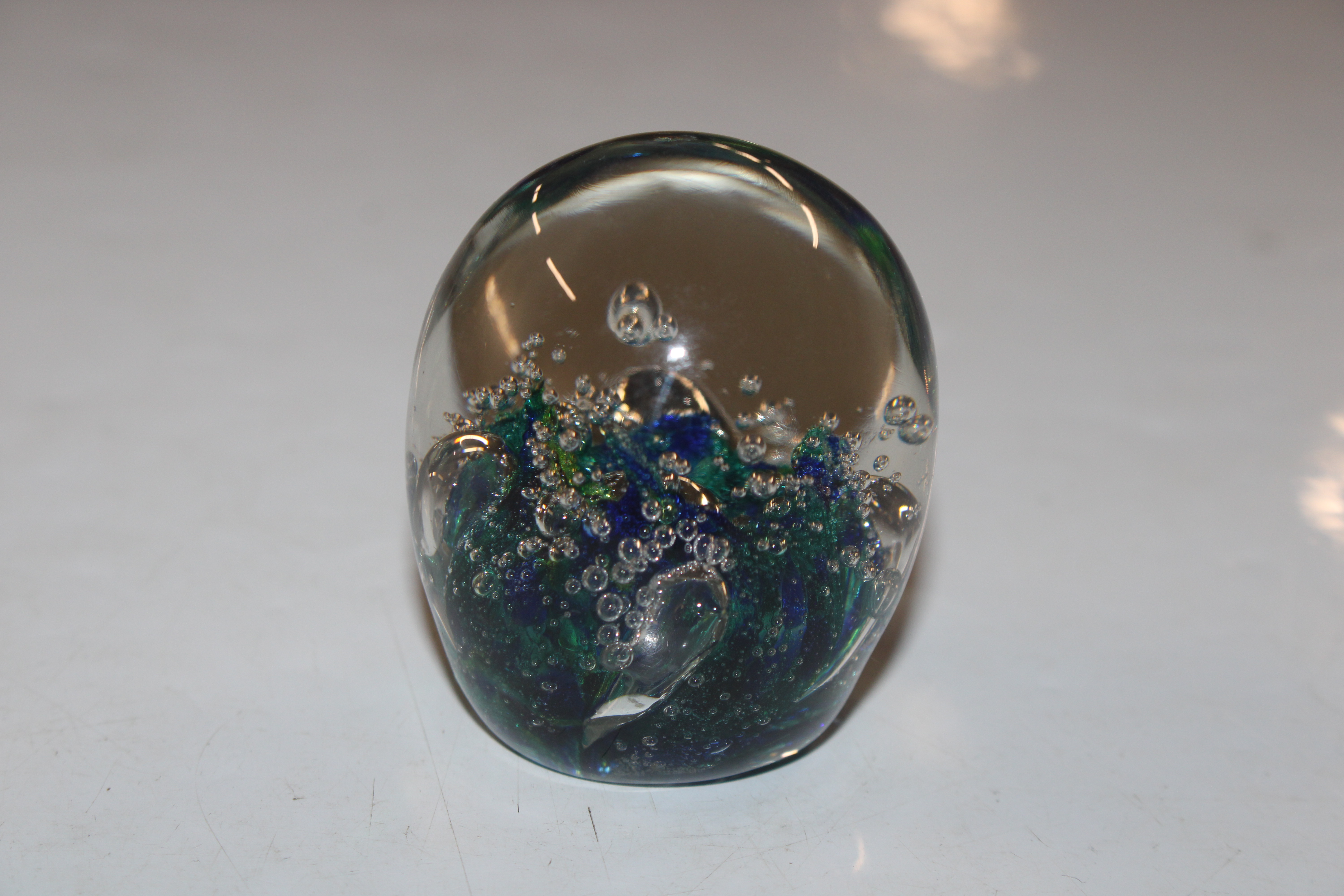 A Caithness "May Dance" paperweight; three other paperweights and a polished stone snuff bottle - Image 9 of 14