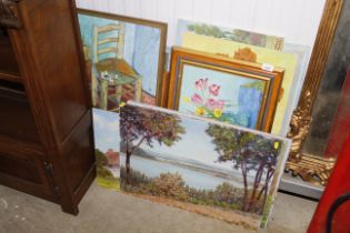 D L Briggs, collection of various oil paintings