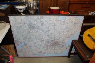 Two large maps "South West England and South Wales