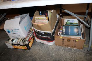 Five boxes of various books and Ordnance Survey maps