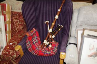 A set of bagpipes