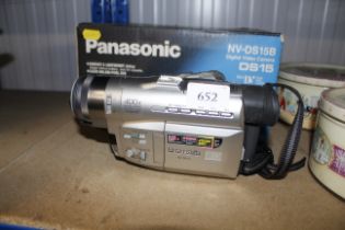 A Panasonic digital video camera