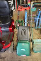 A Qualcast Elan 32 electric cylinder mower