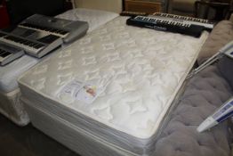 A Myers divan bed and mattress