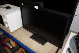A Technika television lacking remote control