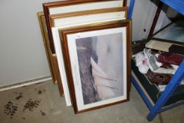 A framed print "Seconds to Spare" from the origina
