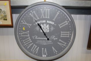 A modern wall clock