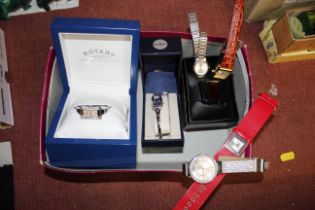 A box of wrist watches