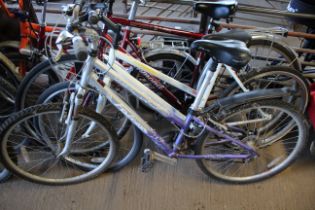 A ladies Falcon Eclipse bicycle with front suspens