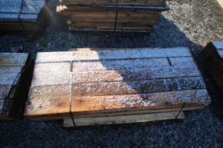 A quantity of feather edged fencing boards NB. + VAT