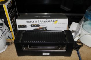 A Raclette grill