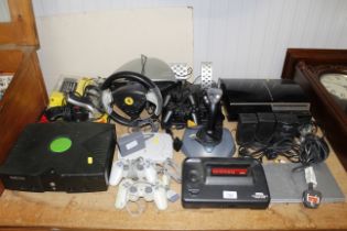 A Sega Master System 2; Sony Play Station 3 and an