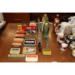 A quantity of various vintage tobacco tins etc. an