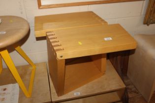 A Benchmark folding stool / occasional table