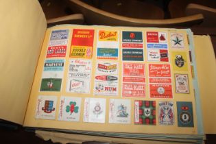 An album of match book covers