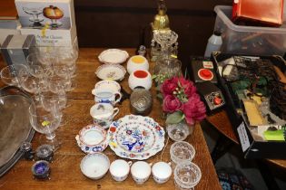 A quantity of various glass and china to include a
