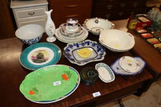 A quantity of various china to include dinnerware,