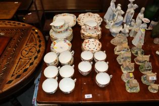 A quantity of Radfords floral decorated teaware to