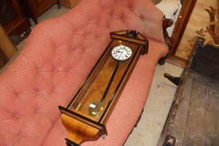 A Vienna regulator wall clock