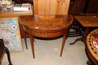 An early 19th Century mahogany rose wood cross ban