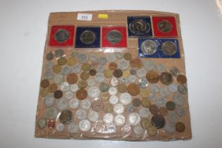 A collection of Royal Commemorative coins and Worl