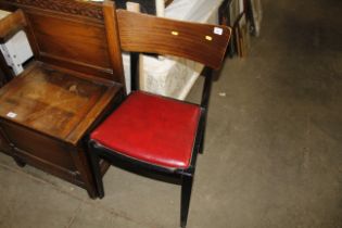 A retro style kitchen chair