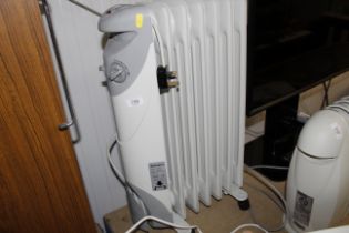 A Dimplex oil filled radiator