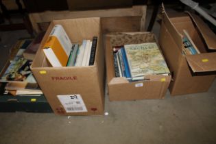 Four boxes of various books to include Art related