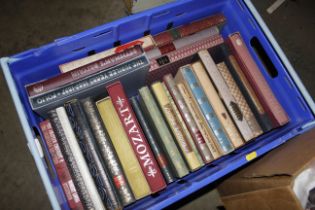 A tray box and contents of various Folio Society b