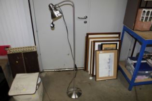 A modern Angle Poise standard lamp