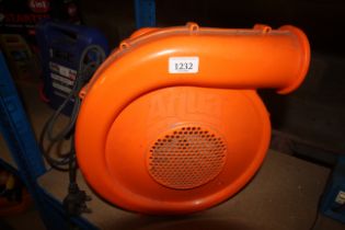 An Aqua Leisure SA-3701 inflatable blower fan