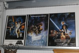 Three Star Wars posters