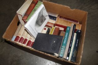 A box of miscellaneous books including Ian Fleming