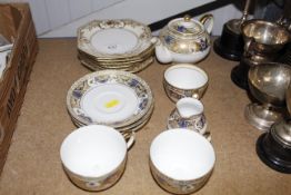 A collection of Noritake teaware
