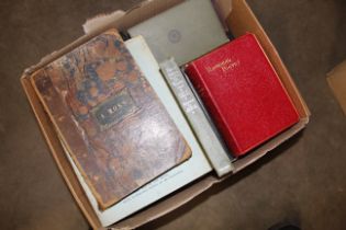 A box of miscellaneous antiquarian and other books