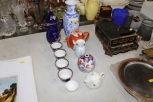 Various Oriental teaware etc.