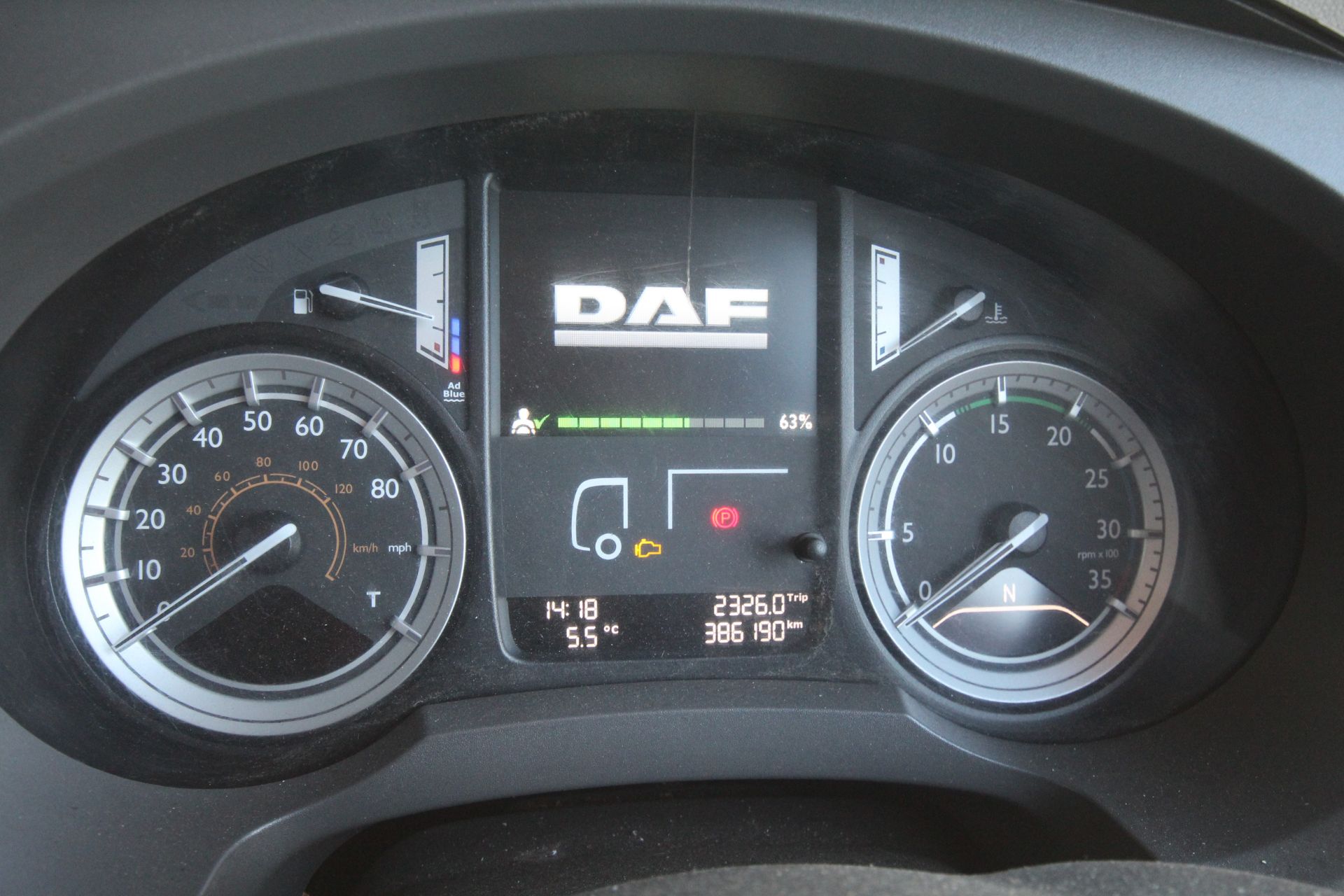 DAF LF 250  FA Euro 6 18T auto 4x2 rigid day cab. Registration AW15 EGU. Date of first - Image 66 of 79