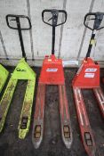 EP Equipment 1.5T electric pallet truck. With built in charger. V RENDLESHAM