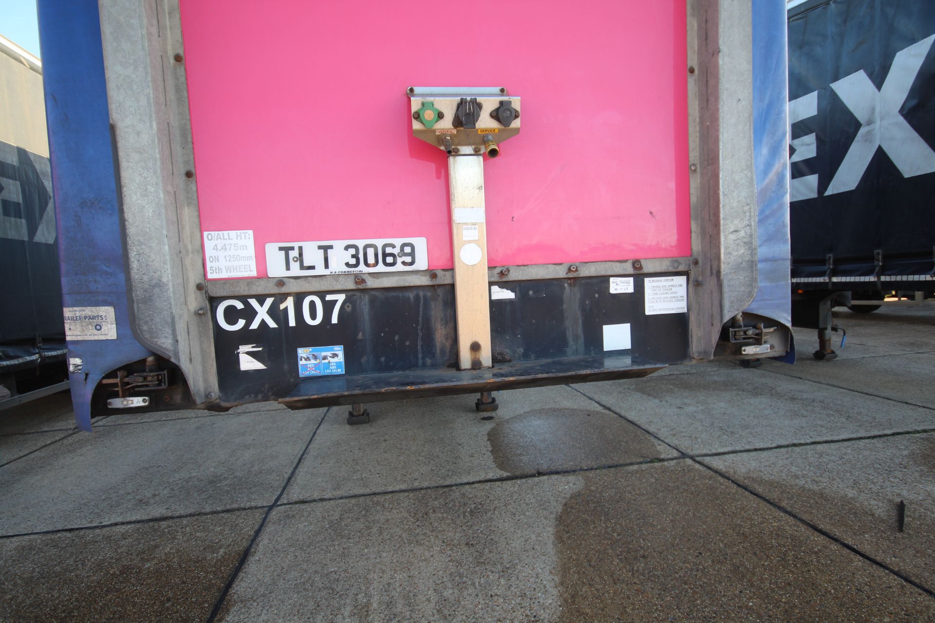 Montracon 39T 13.6m tri-axle curtain-side trailer. Registration C351364. 2013. MOT until 31/01/2024. - Image 5 of 88