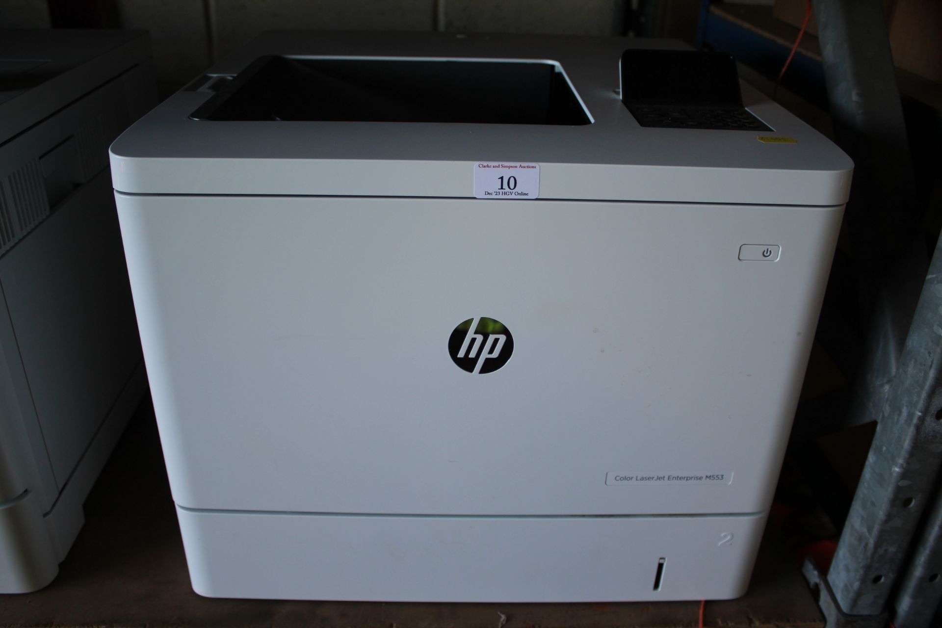 Hewlett Packard Colour Laser Jet Enterprise M553 printer (no cables). V CAMPSEA ASHE