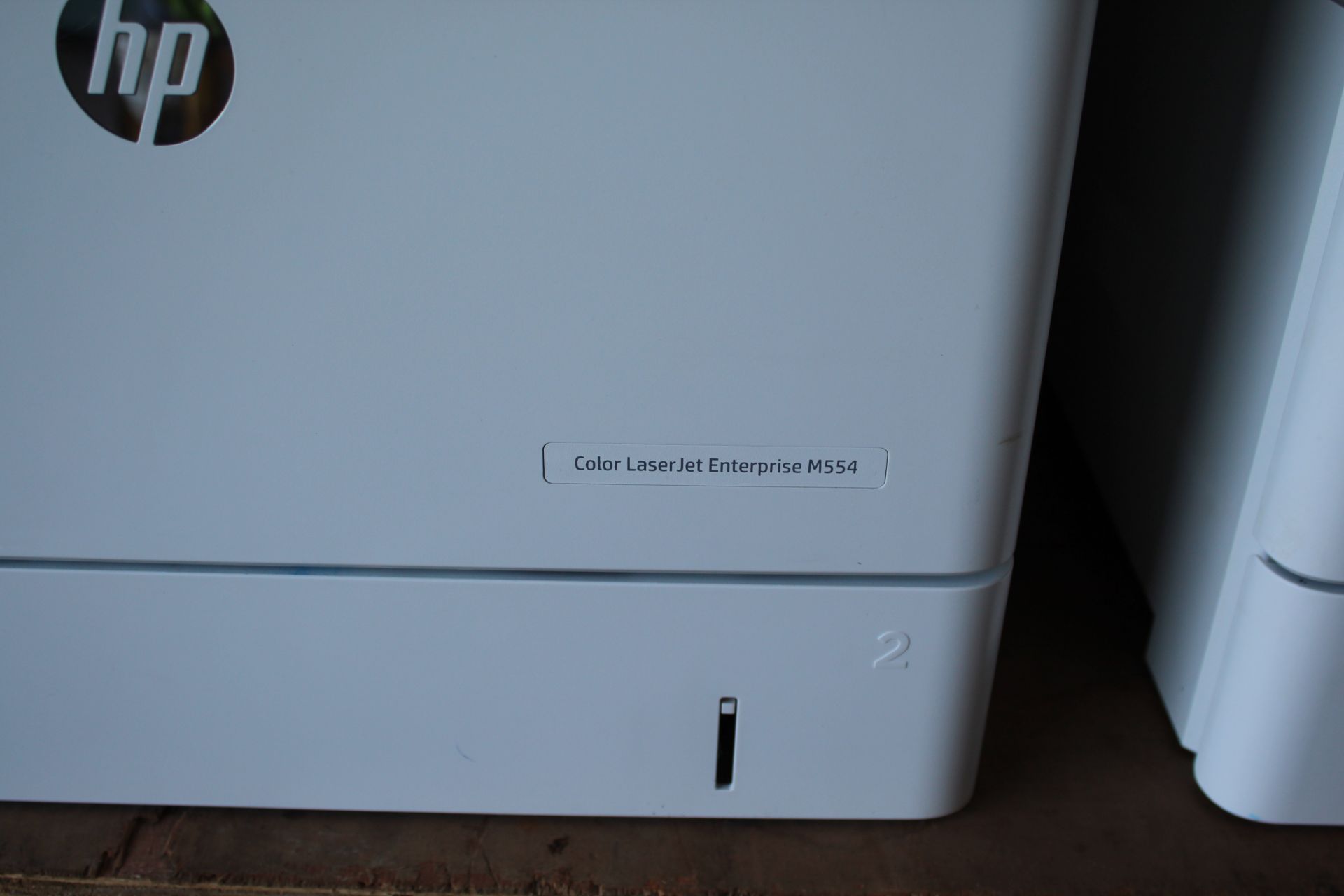 Hewlett Packard Colour Laser Jet Enterprise M554 printer (no cables). V CAMPSEA ASHE - Image 4 of 11