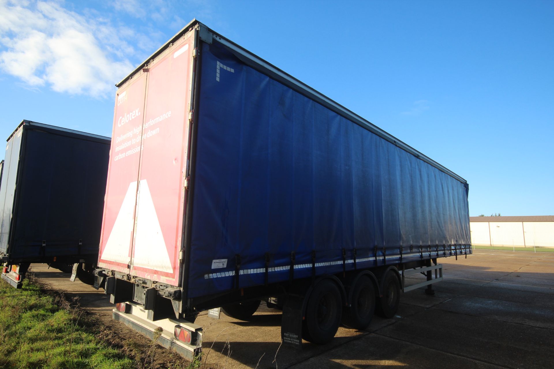 Montracon 39T 13.6m tri-axle curtain-side trailer. Registration C351371. 2013. MOT until 31/05/2024. - Image 3 of 87
