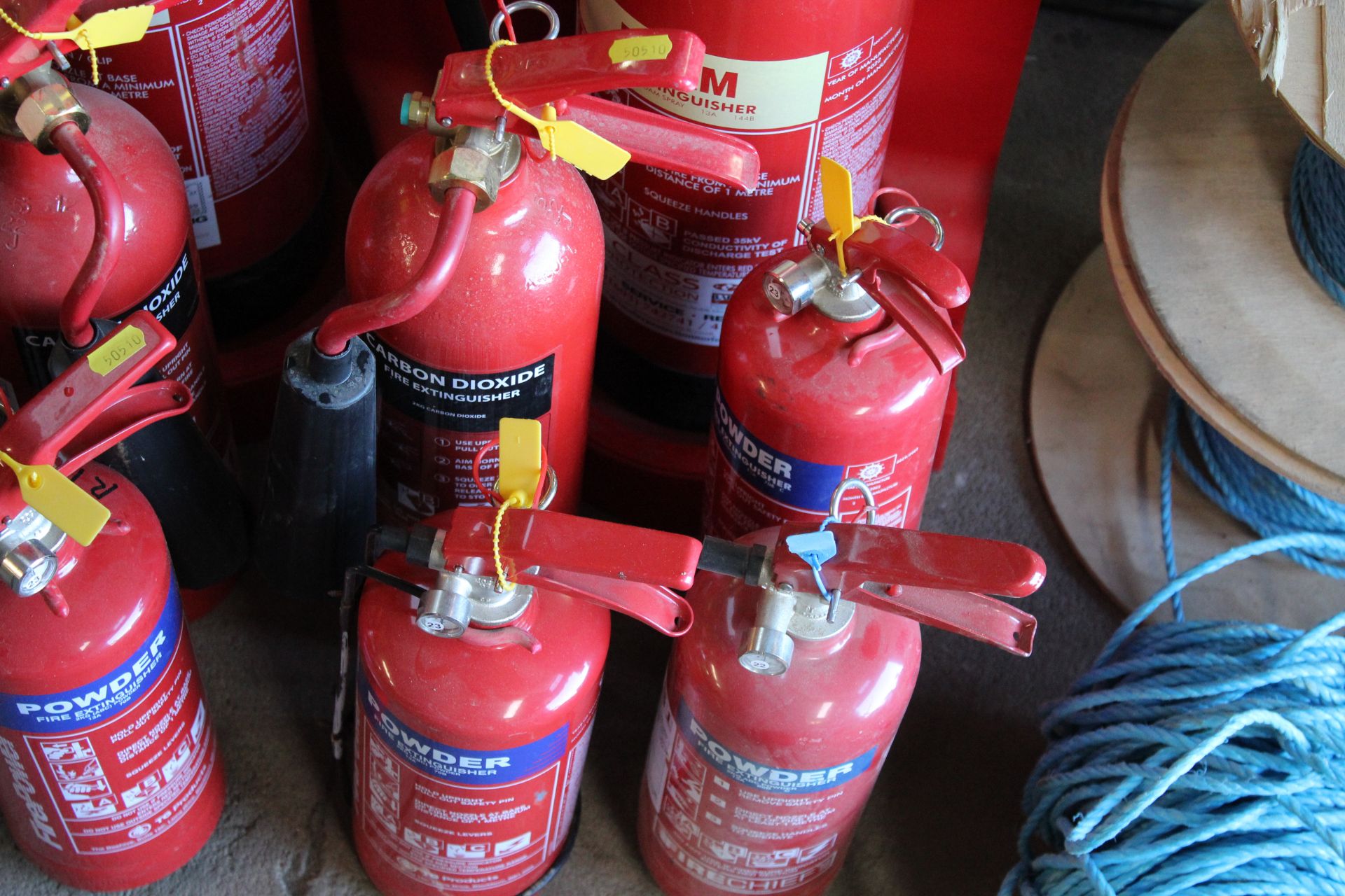 Quantity of foam and powder fire extinguishers. V CAMPSEA ASHE - Image 2 of 4