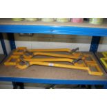 2x pairs of manhole lifting handles. V CAMPSEA ASHE