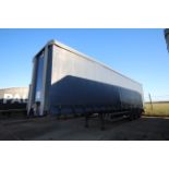 Dennison 38T 13.7m tri-axle curtain-side trailer. Registration C319608. 2011. MOT until 30/09/