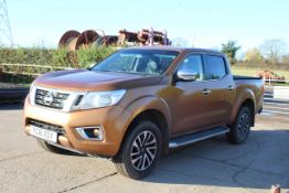 Nissan Navara NP300 manual double-cab pick-up. Registration YC16 XSY. Date of first registration