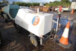4-wheel trailed stainless steel lined fuel bowser. V CAMPSEA ASHE